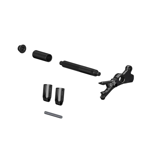 Axle with locking lever RF50